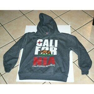 California Republic sweater mens XS hoodie gray Hill Heavyweight